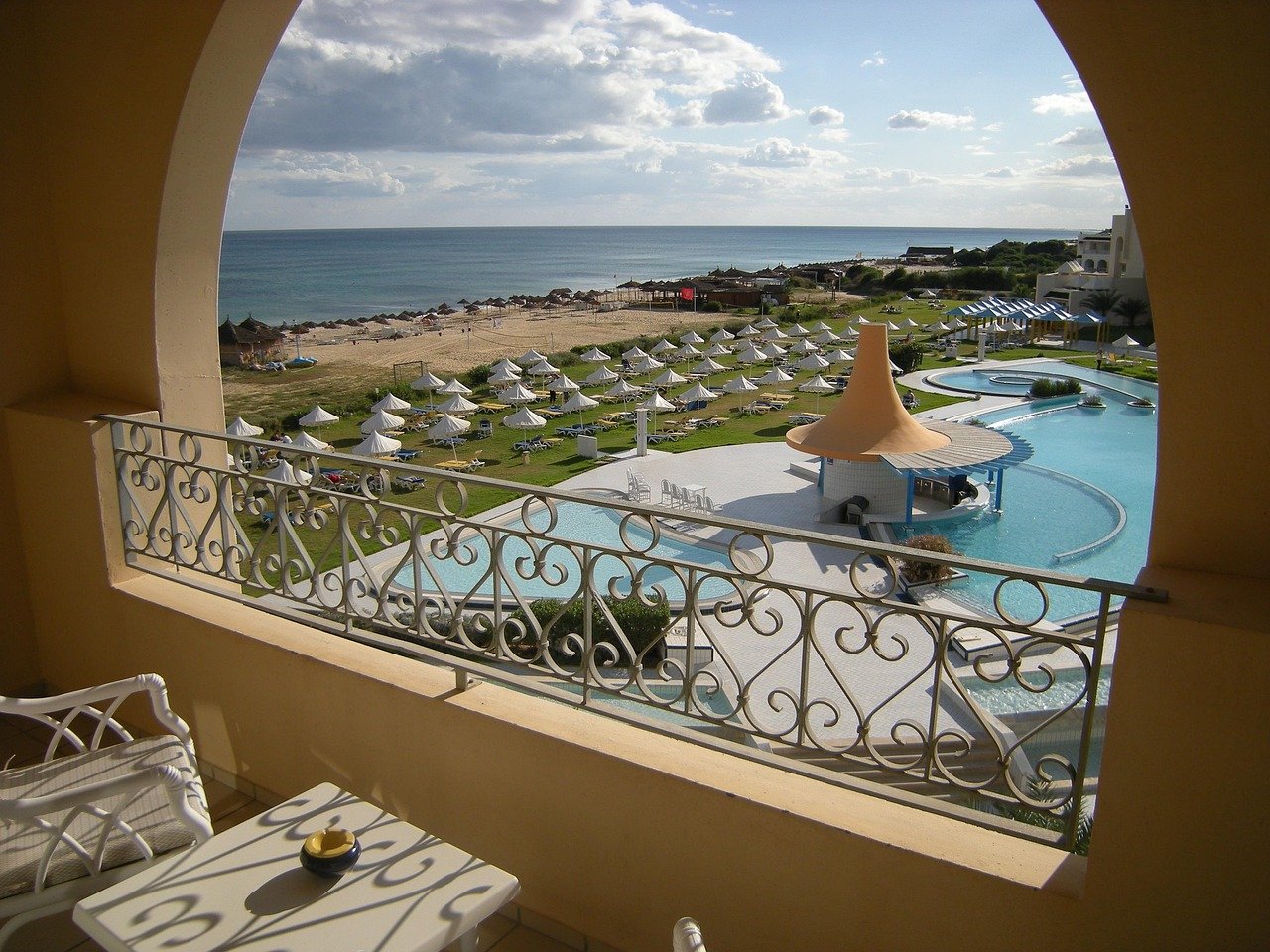 tunisia, atlas royal hotel, nature, beach, pool, luxury hotel